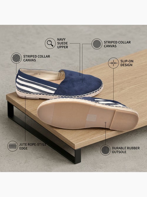 OZABI Espadrilles homme élégantes été slip-on style chic décontracté - Kiabi