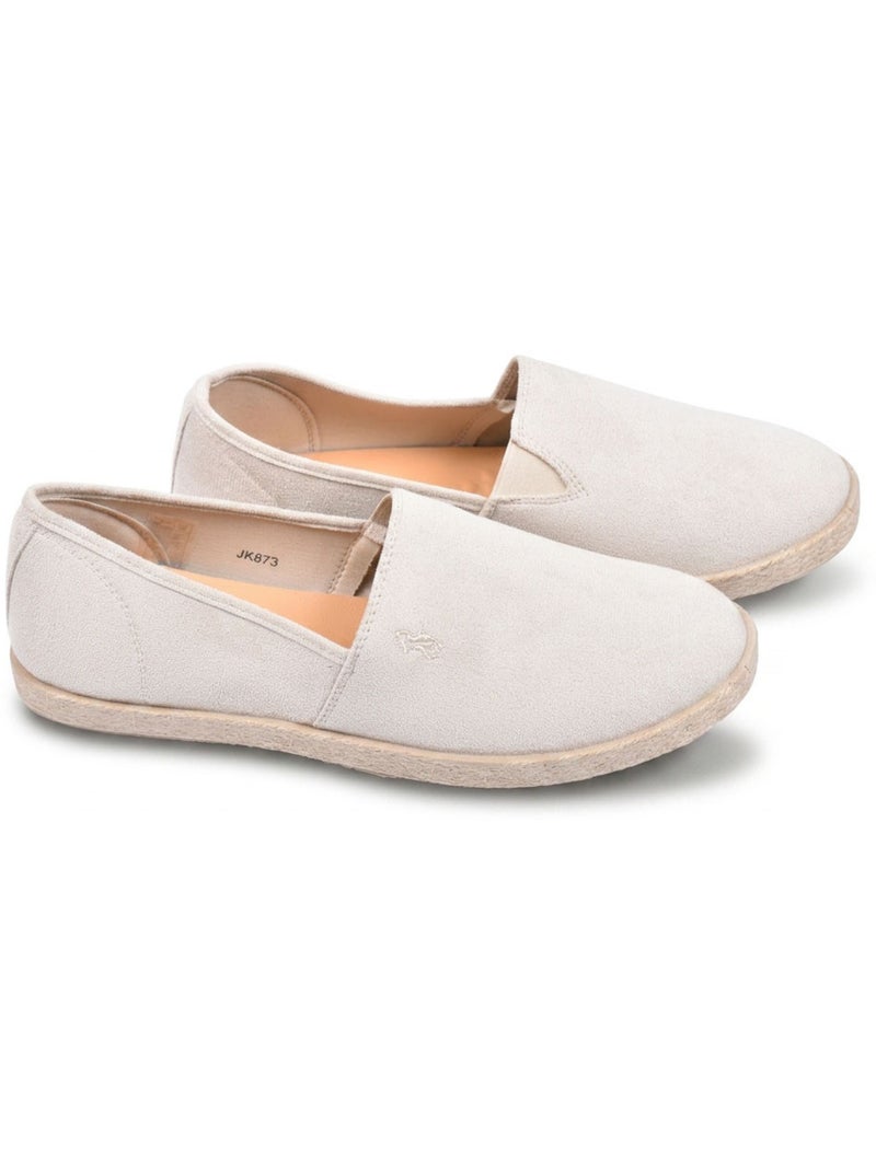 OZABI Espadrilles homme élégantes été slip-on style chic décontracté Crème - Kiabi