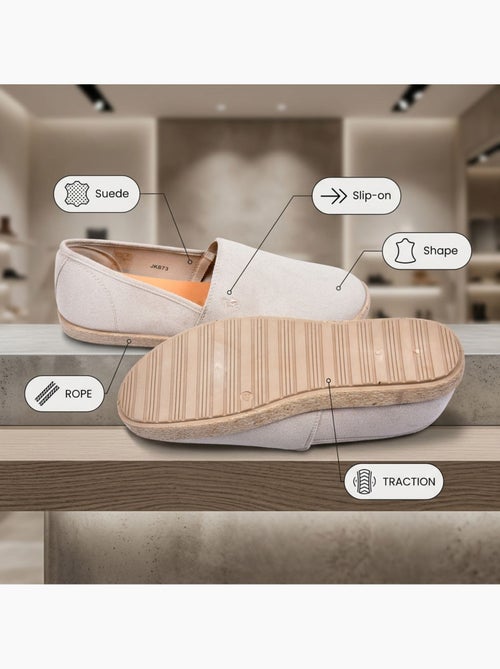 OZABI Espadrilles homme élégantes été slip-on style chic décontracté - Kiabi
