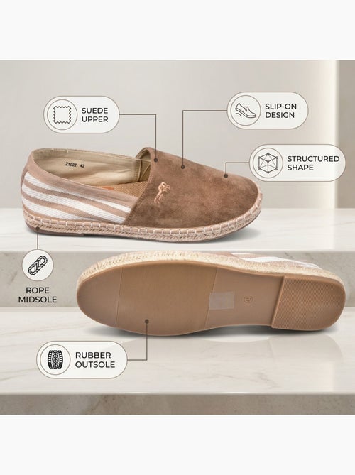 OZABI Espadrilles homme élégantes été slip-on style chic décontracté - Kiabi