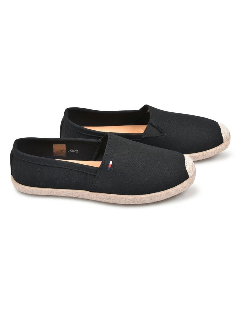 OZABI Espadrilles homme élégantes été slip-on style chic décontracté Noir - Kiabi