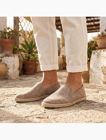 OZABI Espadrilles homme élégantes été slip-on style chic décontracté