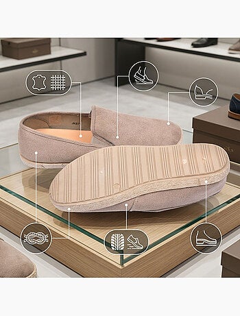 OZABI Espadrilles homme élégantes été slip-on style chic décontracté