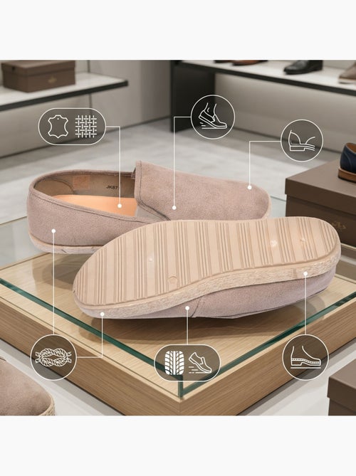 OZABI Espadrilles homme élégantes été slip-on style chic décontracté - Kiabi
