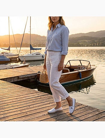 OZABI Espadrilles Homme Made in Espagne Toile Coton Été