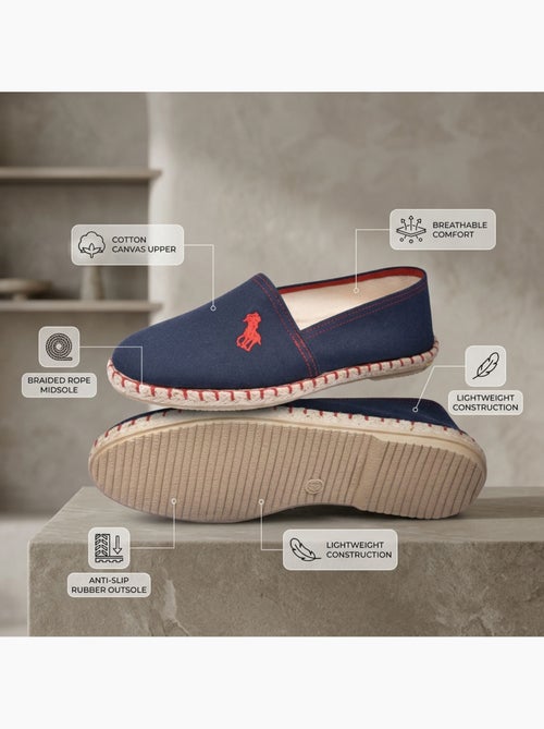 OZABI Espadrilles Homme Made in Espagne Toile Coton Été - Kiabi