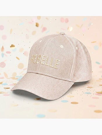 OZABI Lot 2 Casquettes Pailletées Femme – Message Brodé Fantaisie Humoristique
