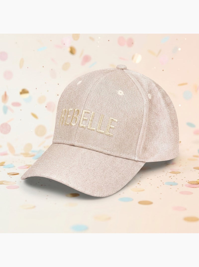 OZABI Lot 2 Casquettes Pailletées Femme – Message Brodé Fantaisie Humoristique Noir - Kiabi
