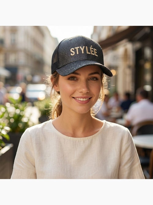 OZABI Lot 2 Casquettes Pailletées Femme – Message Brodé Fantaisie Humoristique - Kiabi