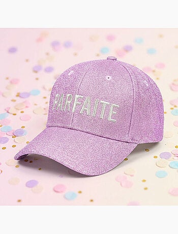 OZABI Lot 2 Casquettes Pailletées Femme – Message Brodé Fantaisie Humoristique