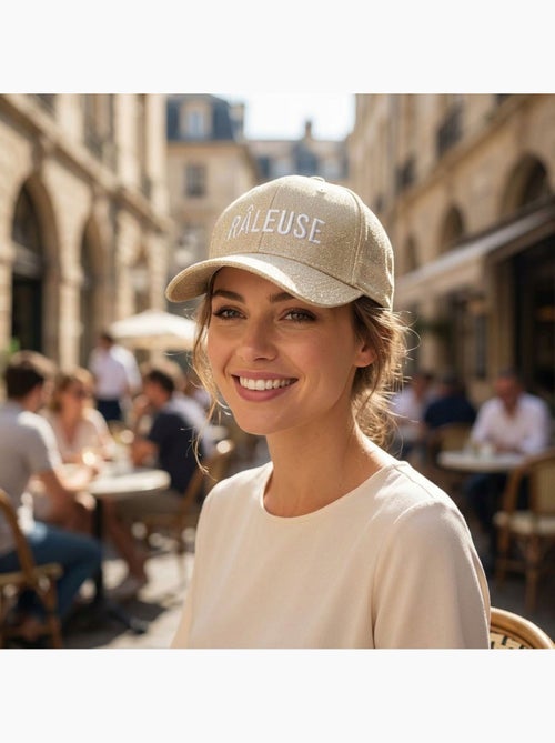 OZABI Lot 2 Casquettes Pailletées Femme – Message Brodé Fantaisie Humoristique - Kiabi