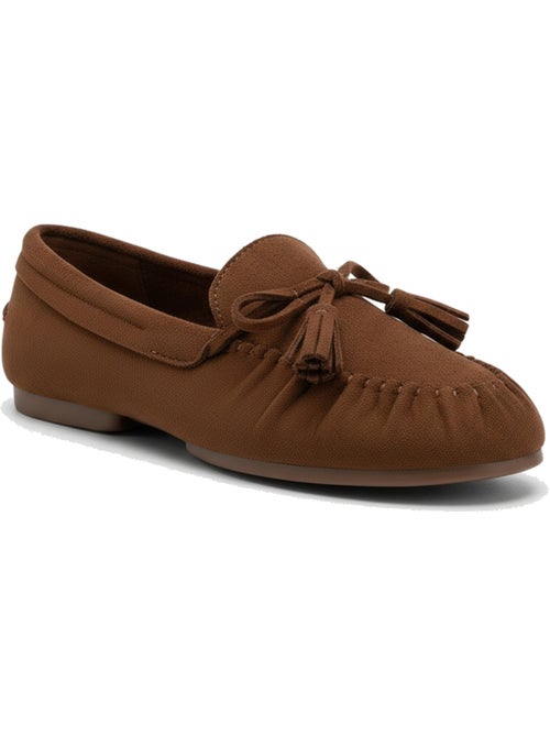 Ozabi mocassins femme bobo chic nœud pampilles daim synthétique - Kiabi Ozabi mocassins femme bobo chic nœud pampilles daim synthétique - Kiabi