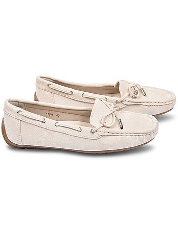 OZABI Mocassins Femme Lacet Daim Bobo Chic 3 Coloris