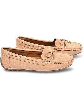 OZABI Mocassins Femme Lacet Daim Bobo Chic 3 Coloris
