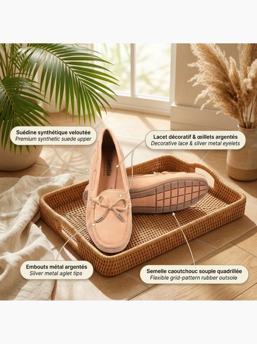 OZABI Mocassins Femme Lacet Daim Bobo Chic 3 Coloris - Kiabi OZABI Mocassins Femme Lacet Daim Bobo Chic 3 Coloris - Kiabi