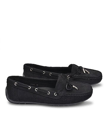 OZABI Mocassins Femme Lacet Daim Bobo Chic 3 Coloris