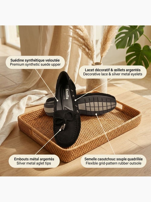 OZABI Mocassins Femme Lacet Daim Bobo Chic 3 Coloris - Kiabi OZABI Mocassins Femme Lacet Daim Bobo Chic 3 Coloris - Kiabi