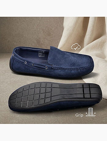 OZABI Mocassins Homme Été Bateau Nubuck Souple