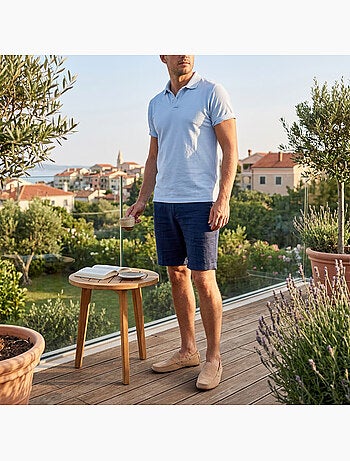 OZABI Mocassins Homme Été Bateau Nubuck Souple