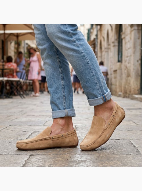 OZABI Mocassins Homme Été Bateau Nubuck Souple - Kiabi