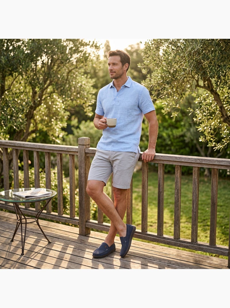 OZABI Mocassins Homme Été Confort Slip-On Bleu marine - Kiabi
