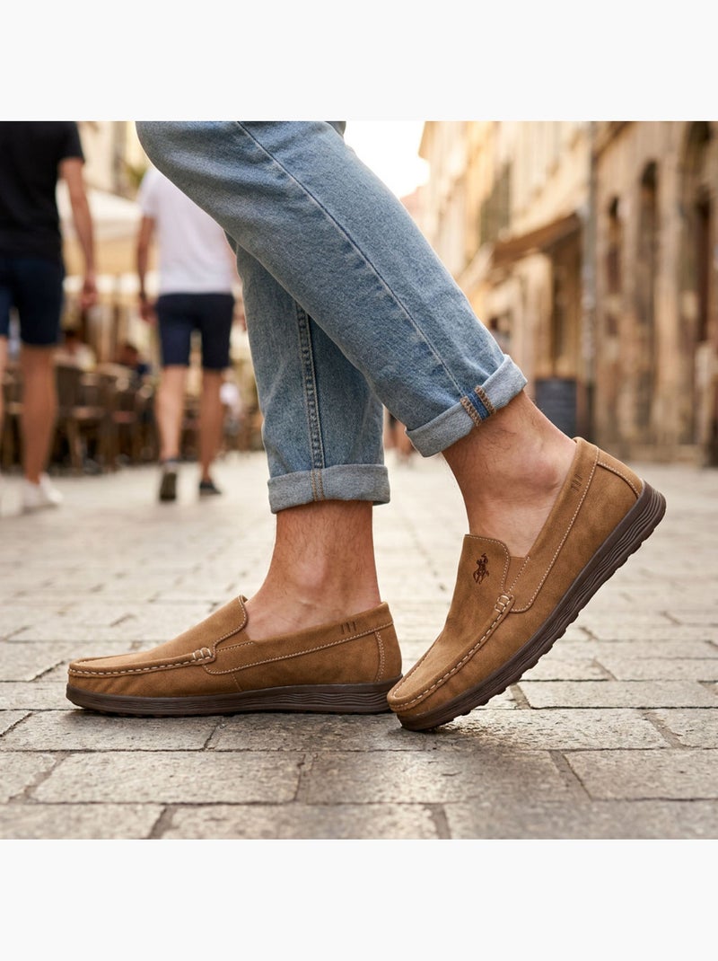 OZABI Mocassins Homme Été Confort Slip-On Marron - Kiabi