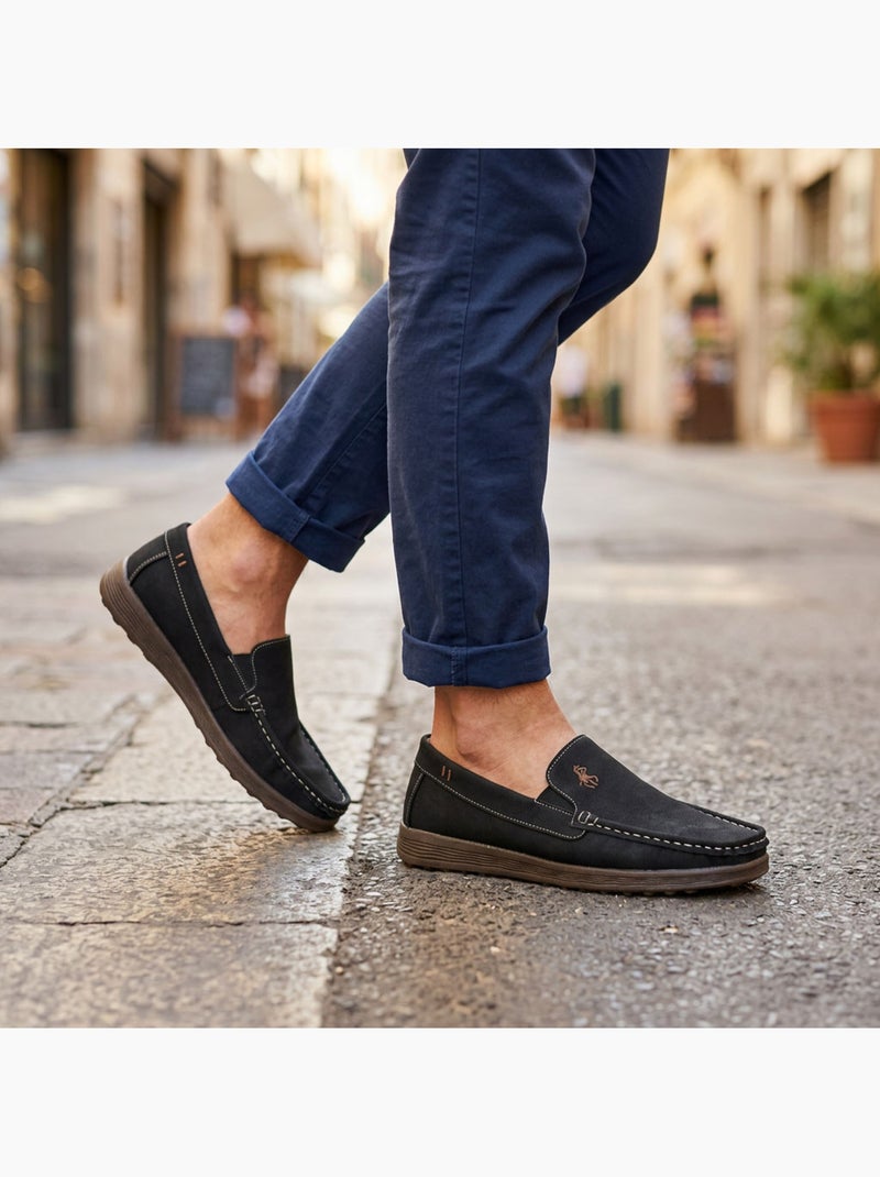 OZABI Mocassins Homme Été Confort Slip-On Noir - Kiabi