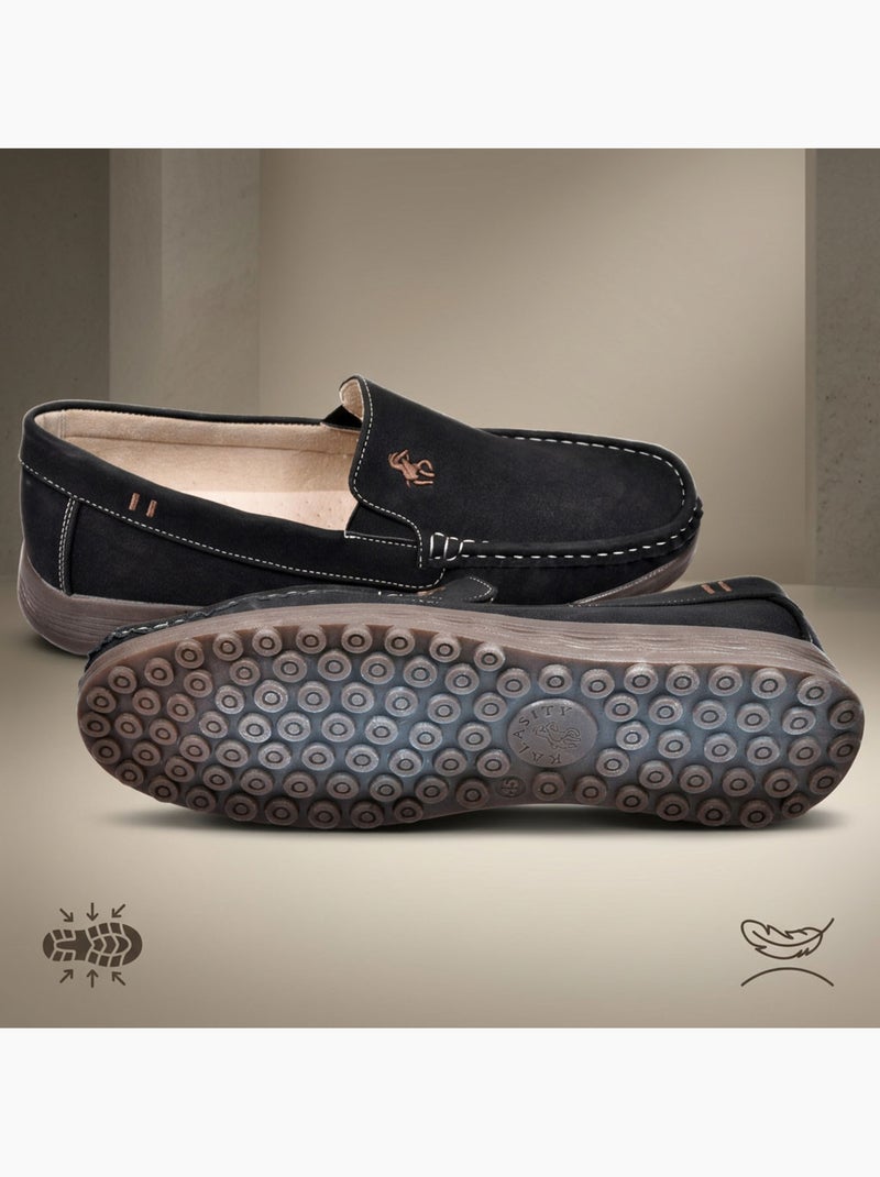 OZABI Mocassins Homme Été Confort Slip-On Noir - Kiabi