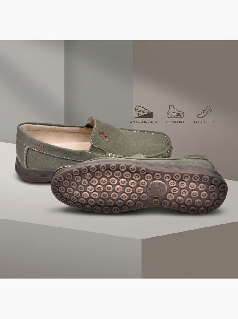 OZABI Mocassins Homme Été Confort Slip-On Vert - Kiabi