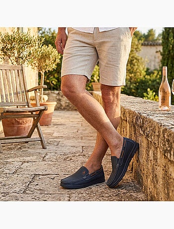 OZABI Mocassins Homme Microperforés Confort Été Semelle Crantée