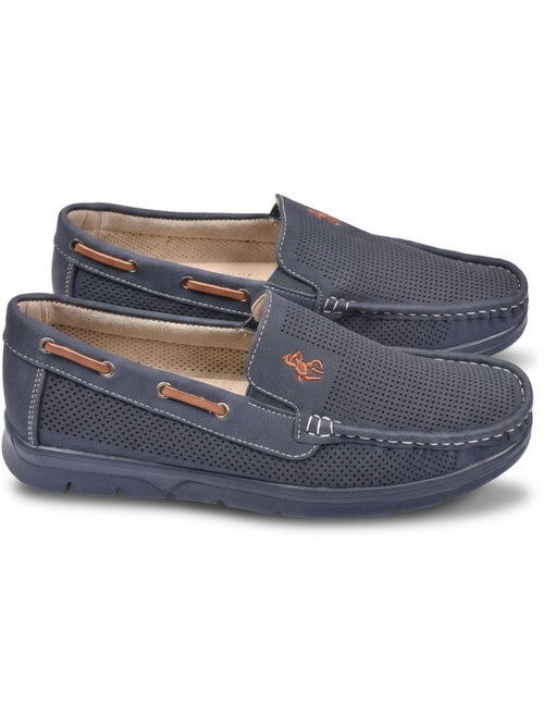 OZABI Mocassins Homme Microperforés Confort Été Semelle Crantée - Kiabi