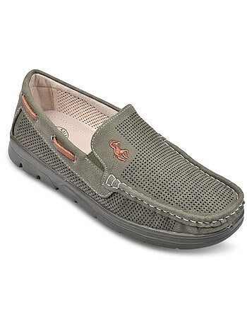 OZABI Mocassins Homme Microperforés Confort Été Semelle Crantée