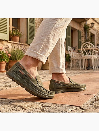 OZABI Mocassins Homme Microperforés Confort Été Semelle Crantée