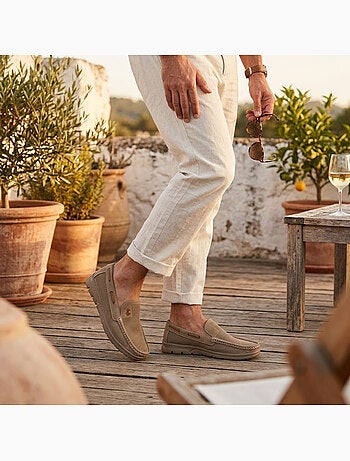OZABI Mocassins Homme Microperforés Confort Été Semelle Crantée