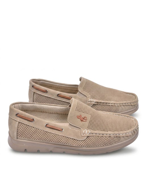OZABI Mocassins Homme Microperforés Confort Été Semelle Crantée - Kiabi