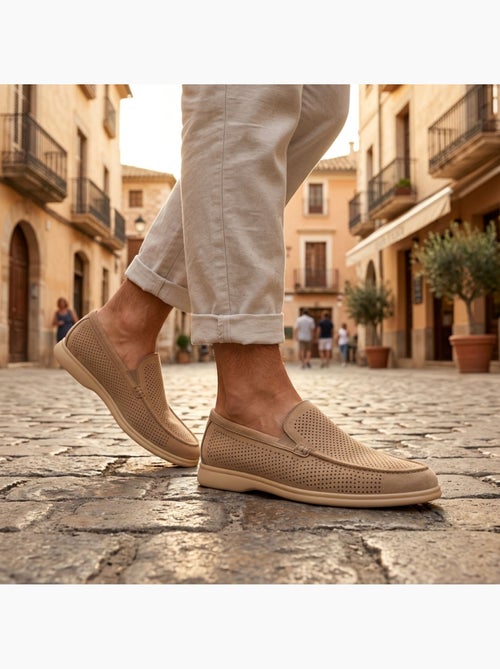 OZABI Mocassins Homme Microperfores Premium Slip On Confort - Kiabi OZABI Mocassins Homme Microperfores Premium Slip On Confort - Kiabi