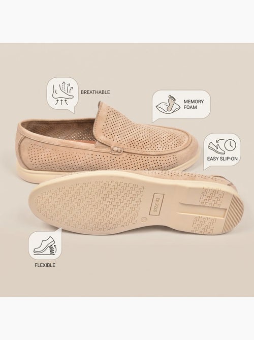 OZABI Mocassins Homme Microperfores Premium Slip On Confort - Kiabi OZABI Mocassins Homme Microperfores Premium Slip On Confort - Kiabi