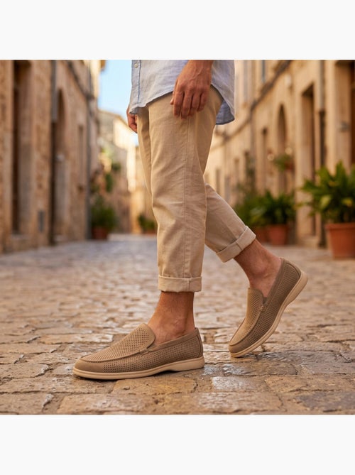 OZABI Mocassins Homme Microperfores Premium Slip On Confort - Kiabi OZABI Mocassins Homme Microperfores Premium Slip On Confort - Kiabi