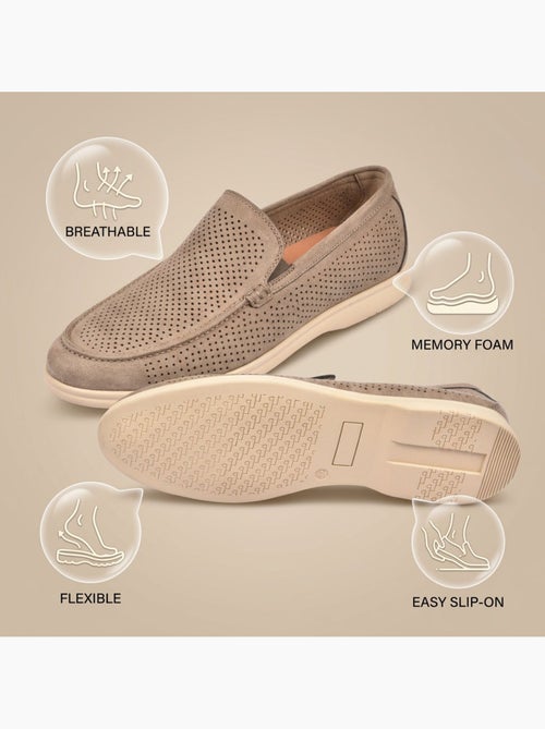 OZABI Mocassins Homme Microperfores Premium Slip On Confort - Kiabi OZABI Mocassins Homme Microperfores Premium Slip On Confort - Kiabi