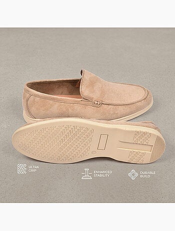 OZABI Mocassins Homme Premium Suédine Confort Slip-On