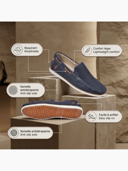OZABI Mocassins homme respirants perforés confort été - Kiabi OZABI Mocassins homme respirants perforés confort été - Kiabi