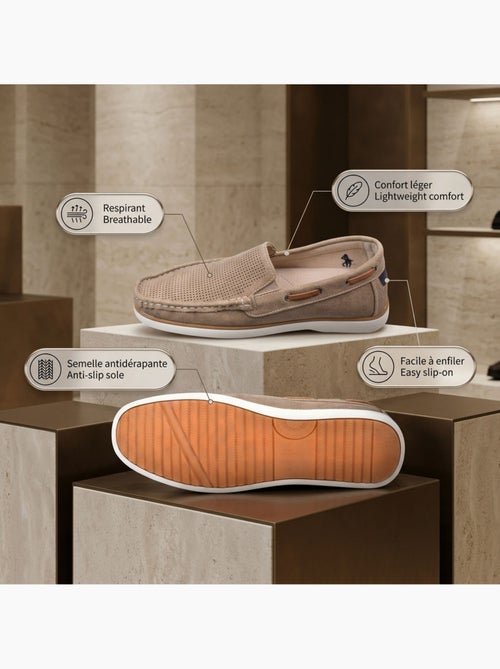 OZABI Mocassins homme respirants perforés confort été - Kiabi OZABI Mocassins homme respirants perforés confort été - Kiabi