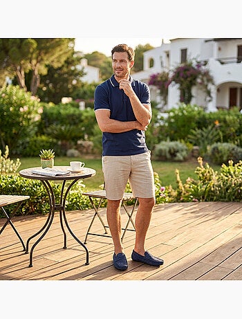 OZABI Mocassins Homme Ville Confort Slip-On Nubuck Souple