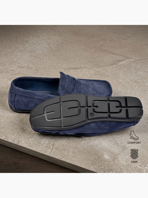 OZABI Mocassins Homme Ville Confort Slip-On Nubuck Souple - Kiabi