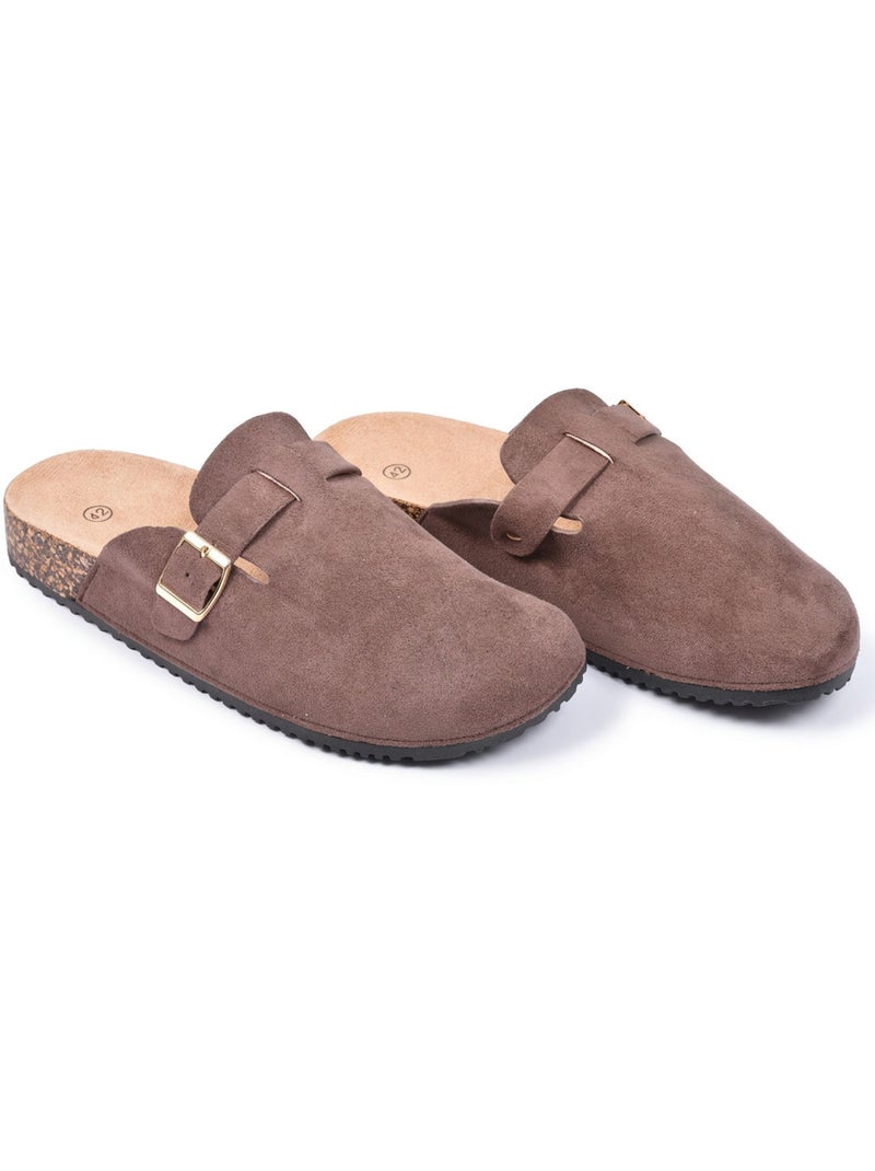 OZABI Mules Sabots Homme Confort Ergonomique Boucle Réglable Marron - Kiabi