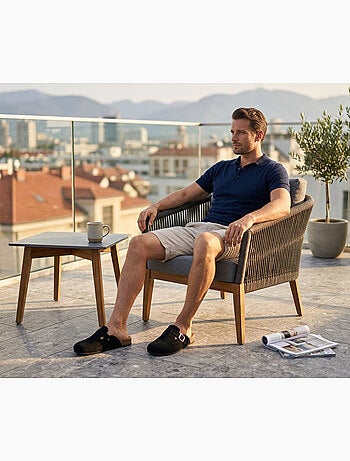 OZABI Mules Sabots Homme Confort Ergonomique Boucle Réglable