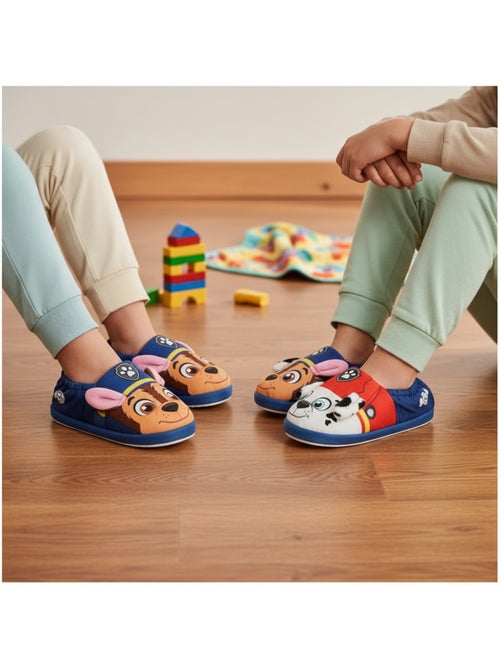 OZABI Pack 2 Paires Chaussons Enfant Pat Patrouille Antidérapants - Kiabi
