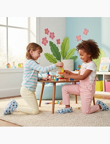 OZABI Pack 2 Paires Chaussons Fille Disney Fourrés Antidérapants