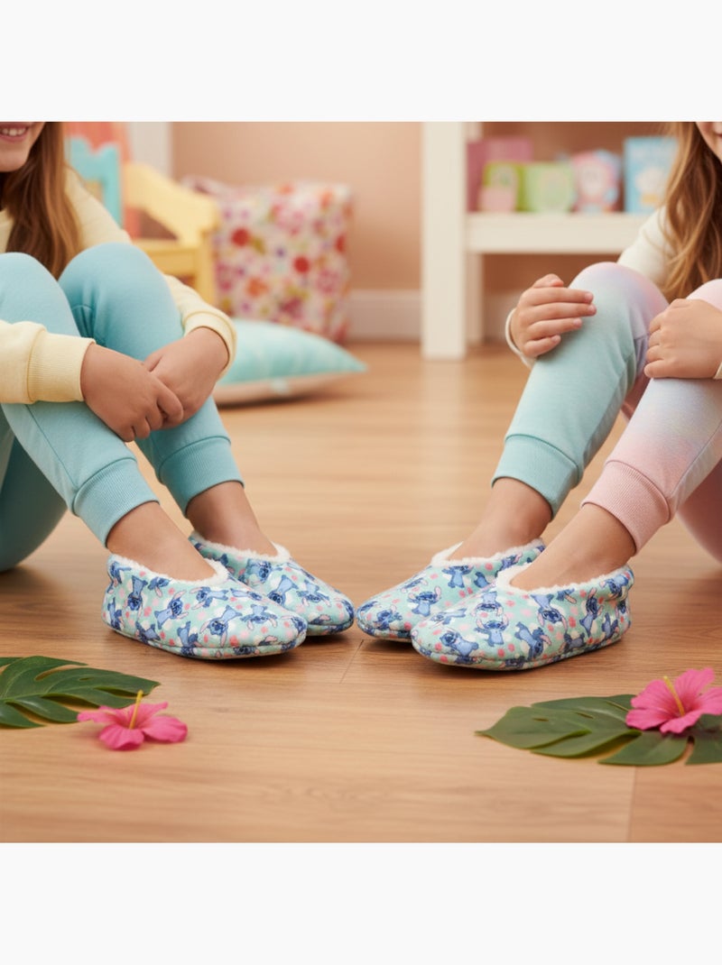 OZABI Pack 2 Paires Chaussons Fille Disney Fourrés Antidérapants Vert - Kiabi