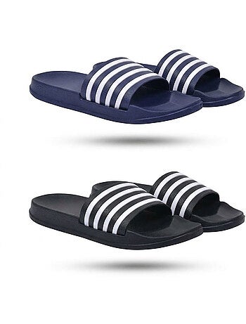 OZABI Pack 2 Paires Claquettes Enfant EVA Antidérapante